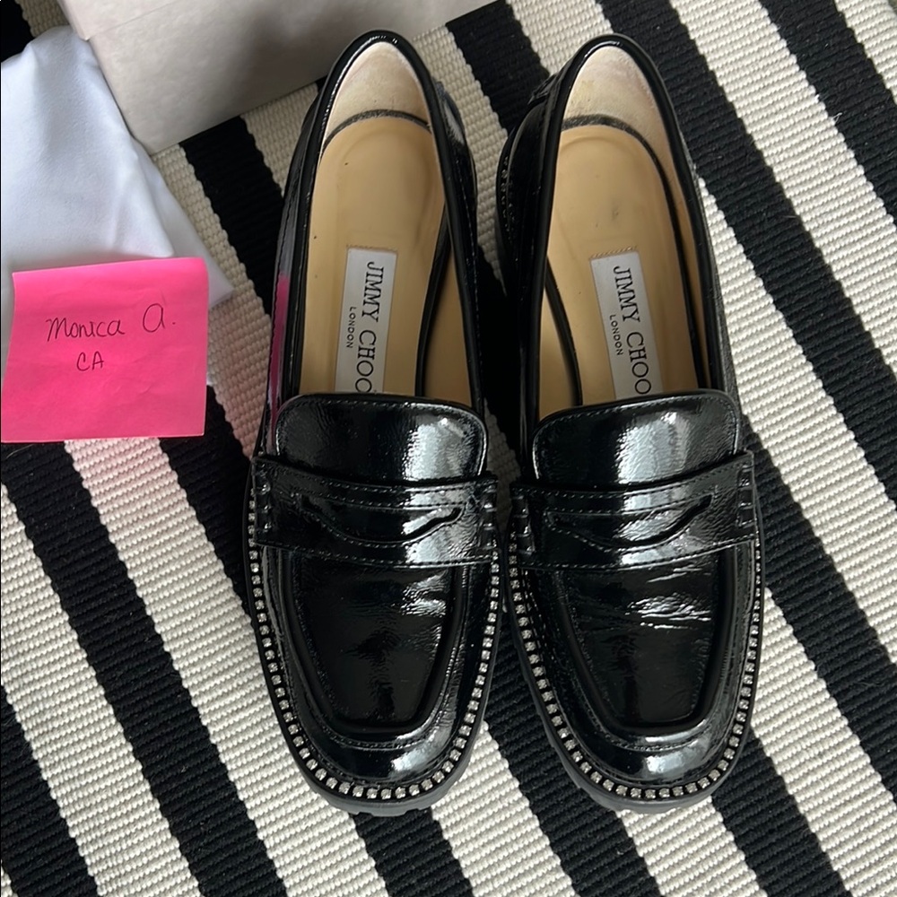 Jimmy Choo Crystal Loafers
